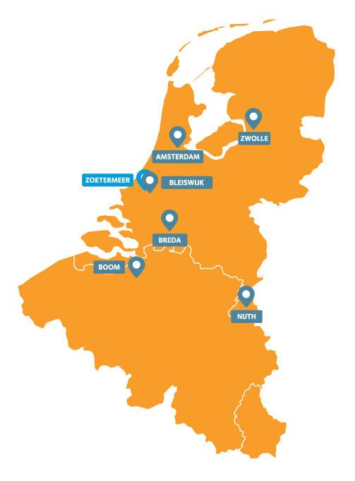 Locaties vestigingen Benelux + Leen Menken-02 Locaties Benelux en Leen Menken